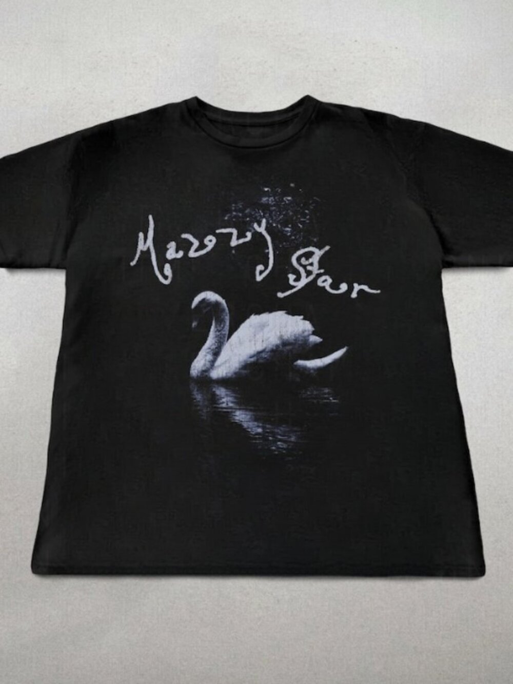 Mazzy Star Swan Shirt, 90s band tee